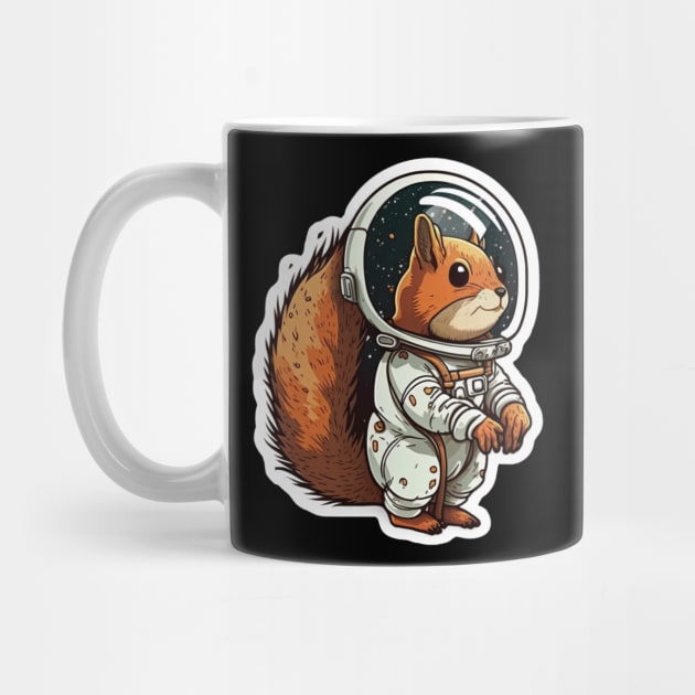 Squirrel Space Astronaut by NashThrift